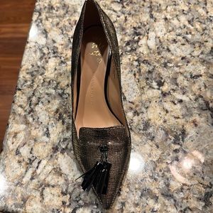 Gold heels! Banana republic